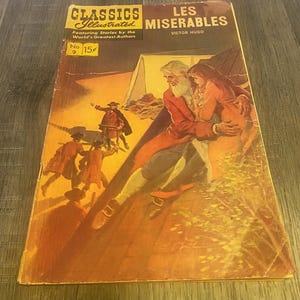 Vintage Classics Illustrated Comic, Les Miserables, #9, 1965 Reprint, Good Condition, Victor Hugo