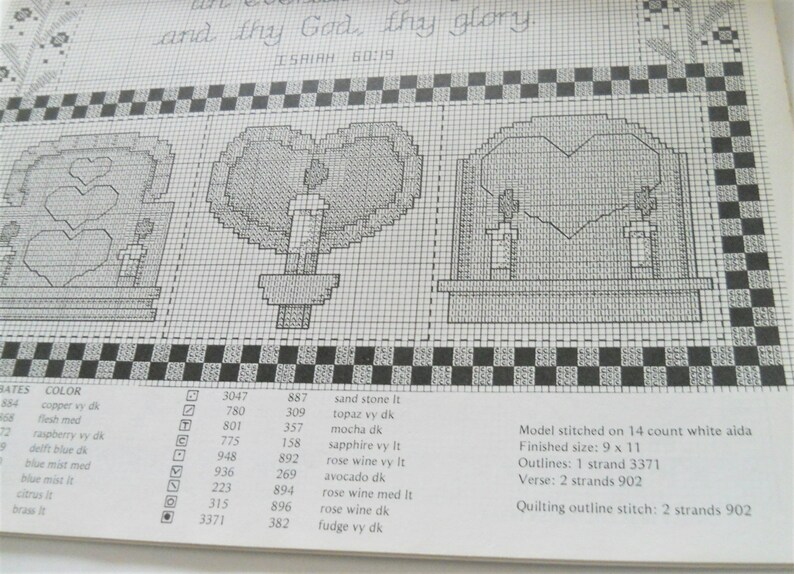 Jeremiah Junction Cross Stitch Booklet Bible Quotes and Phrases Counted