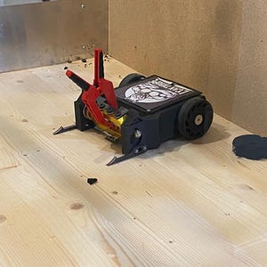 Basic beetle weight beater-bar 3D printable chassis