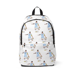 Messi Backpack (Handmade Art)