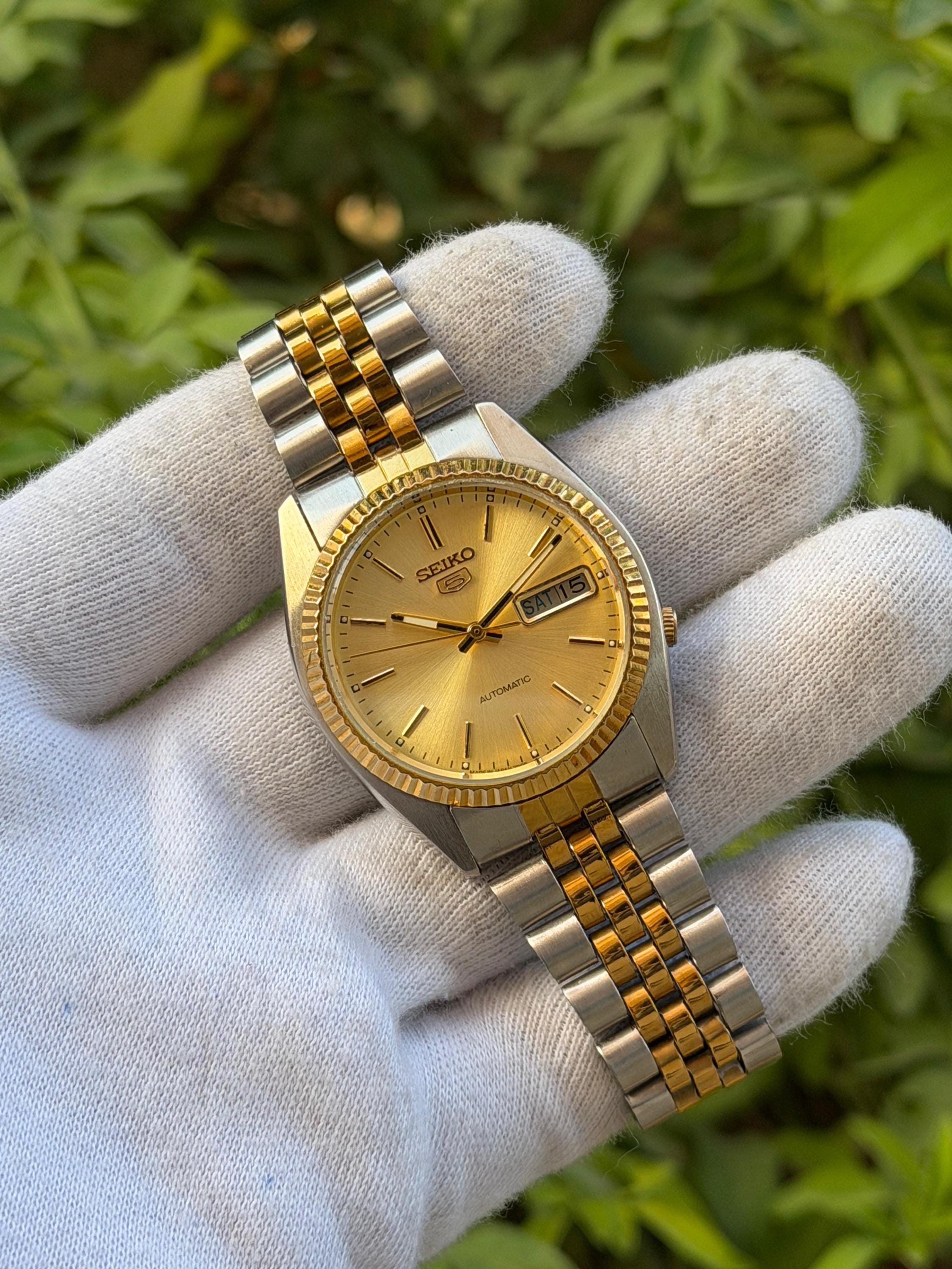 ✨SEIKO✨セイコー✨デイデイト✨ブラック文字盤✨ヴィンテージ✨腕時計✨ Seiko datejust - Etsy 日本