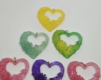 Colgante de corazón de jardín