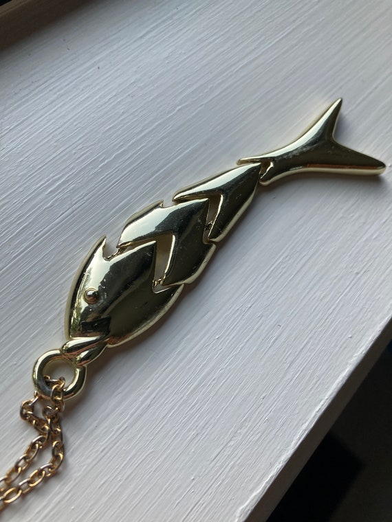Vintage Fish Necklace - image 1
