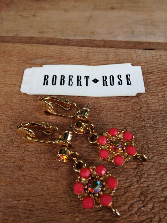 Robert sale rose earrings