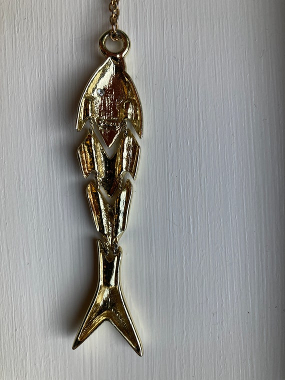 Vintage Fish Necklace - image 5