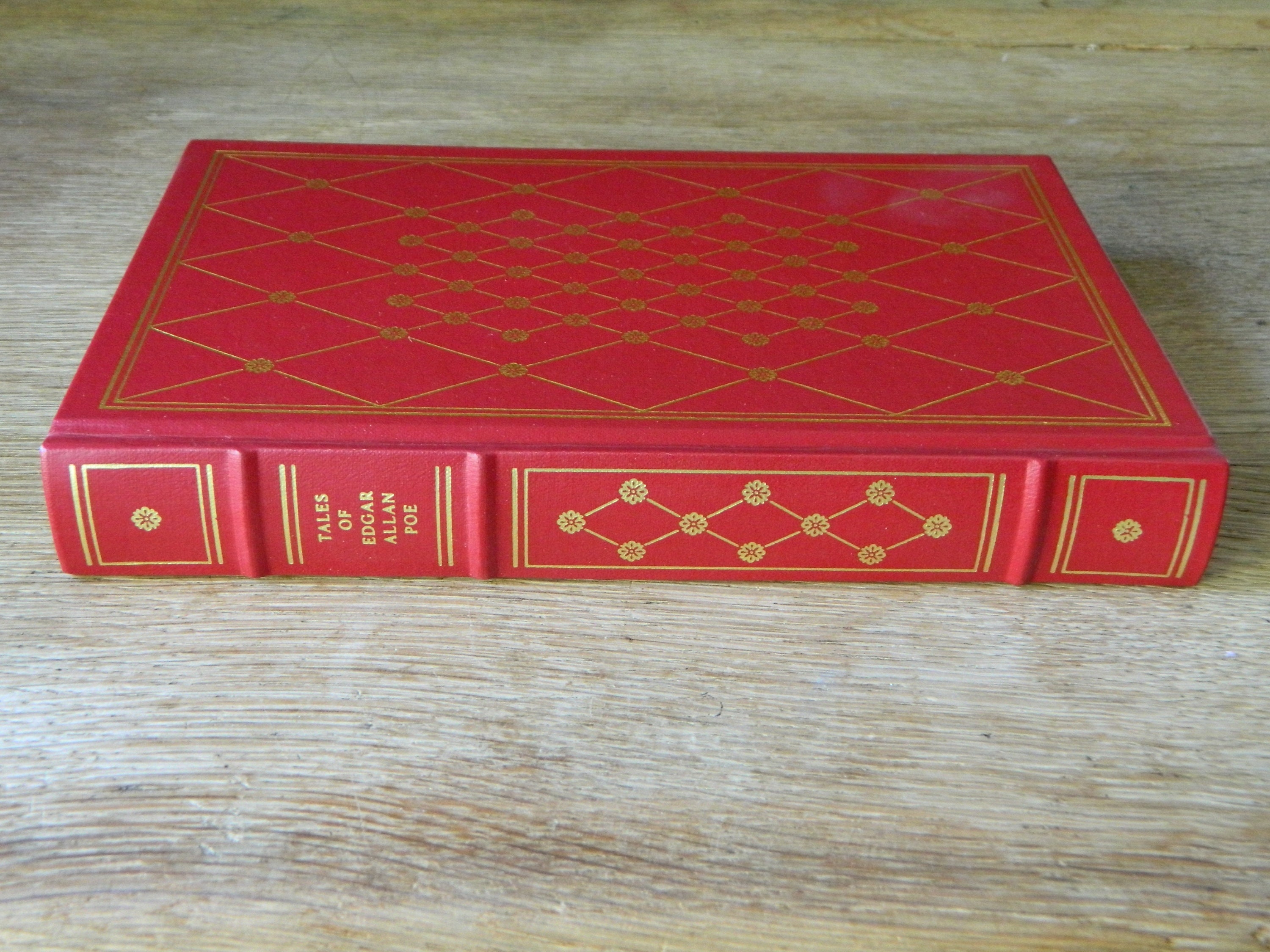 Tales of Edgar Allan Poe. Vintage Leather Book. Franklin Library Edition.