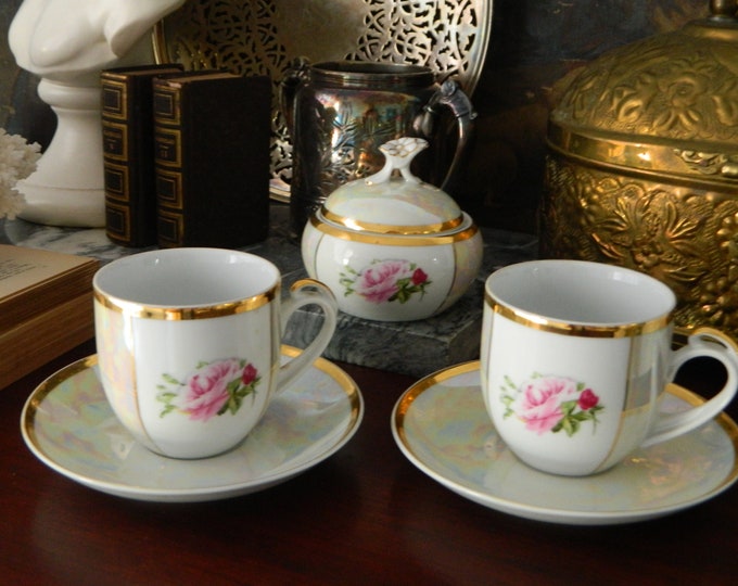 Antique Czech Republic Porcelain Tea Set Collection. Cups and Etsy