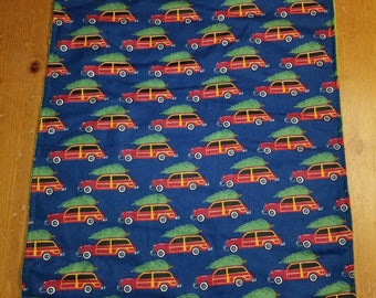 Station Wagon and Trees Adult Clothing Protector Shirt Protector for Adults Large Size Bib for Toddlers Kids Craft Bib Unisex Design
