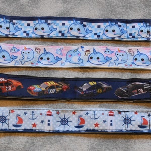 Nuk clips/pacifier clips/binki clip/soothie/infant pacifier clips N1 Narwhal Fast Cars Nautical Ocean Blue
