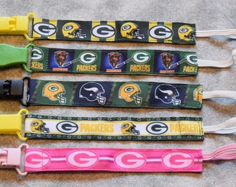Nuk clips/pacifier clips/binki clip/soothie/infant pacifier clips P1 Packer Packer/Bears Packer/Viking