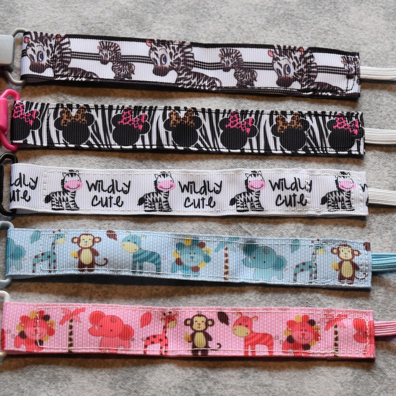 Zebra Pacifier Clip - Etsy
