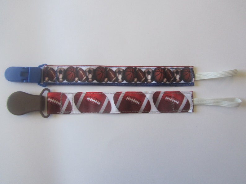 Nuk clipspacifier clipsbinki clipsoothieinfant pacifier clips MN Wild Bulls Sports Football