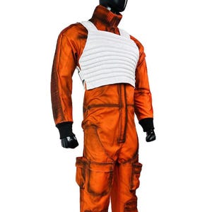 Inspired by star war Luke Skywalker X-Wing costume with vest.