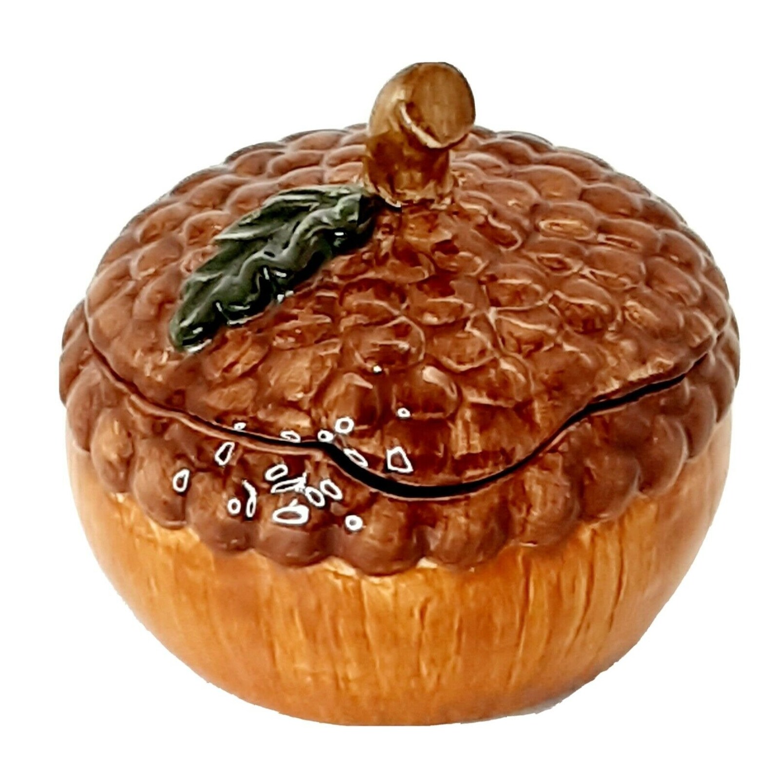 Acorn Dish Candy Jelly Nuts Bowl Serving Lid Autumn Fall Etsy