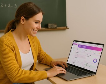 Teacher Finance Tracker | Income & Expense Log | Classroom Budget Planner | Web App for Teachers