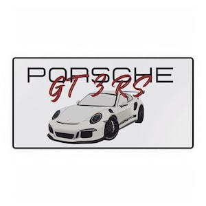 Porsche GT3 RS Desk Mat - Gaming, Office Decor, Gifts for Car Lovers, Automotive Enthusiasts