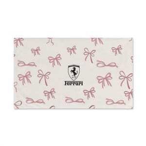 Essuie-mains élégant à imprimé nœuds, décoration de salle de bain mignonne, cadeau pour les amateurs de voiture, torchon de cuisine, cadeau de douche nuptiale, serviette absorbante douce