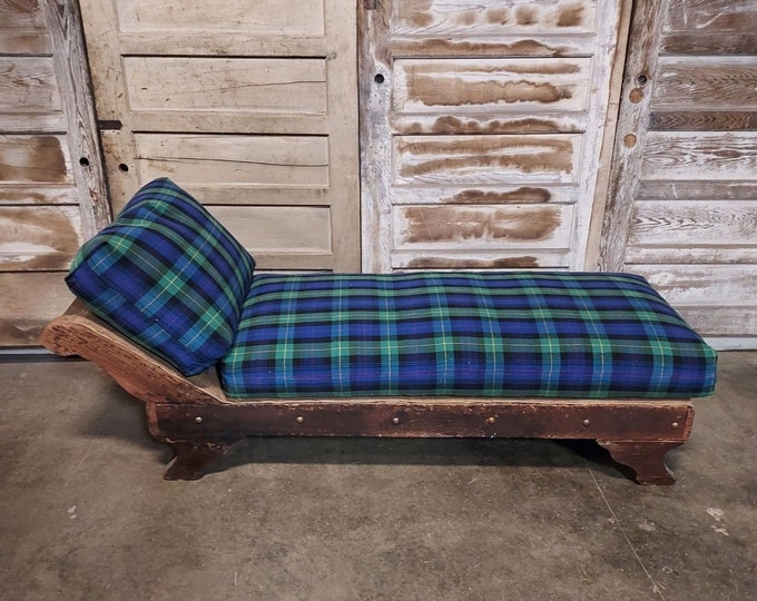 1840,S Stripped Wooden Frame Chaise # 187364 Shipping is not free please conatct us before purchase Thanks