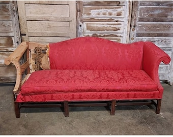 1880's Camel Back Sofa # 186465 Shipping is not free please conatct us before purchase Thanks