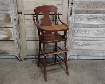 old fashioned high chair
