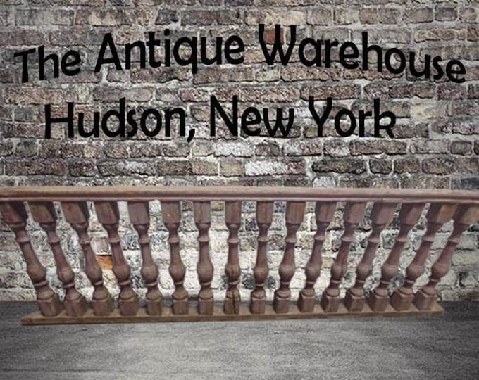 1800'S WOODEN BALCONY RAILING # 182865 Shipping is not a 1.00 Shipping is not free please contact us before purchase Thanks