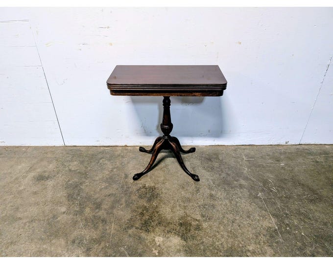 1890,s Flip Top Mahogany Table # 201352 Shipping is not a 1.00 Shipping is not free please contact us before purchase Thanks