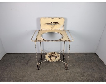 UNIQUE 1800,S METAL WASHSTAND # 197077 Shipping is not a 1.00 Shipping is not free please contact us before purchase Thanks