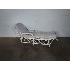 1920,s Split Reed Chaise # 192751 Shipping is not a 1.00 Shipping is not free please contact us before purchase Thanks
