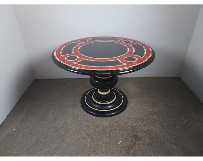 Decorated And Lacquered 1940,s Table # 194870 Shipping is not a 1.00 Shipping is not free please contact us before purchase Thanks