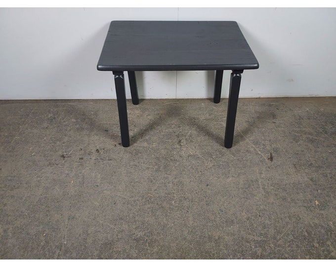 Simple 1940,s Black Painted Maple Table # 194692 Shipping is not a 1.00 Shipping is not free please contact us before purchase Thanks