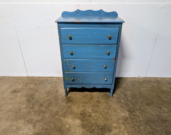 1920,s Four Drawer Painted Pine Chest Of Drawers # 201408 Shipping is not a 1.00 Shipping is not free please contact us before purchase