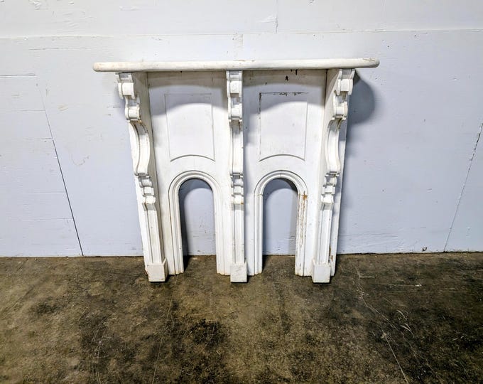 Rare 1850,s Double Fire Place Mantel # 201346 Shipping is not a 1.00 Shipping is not free please contact us before purchase Thanks