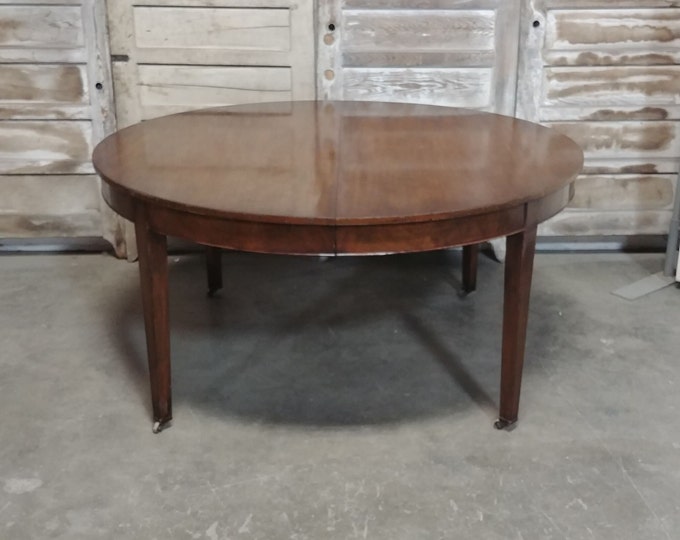 1870'S Five Foot Round Mahogany Table # 185674 Shipping is not free please conatct us before purchase Thanks