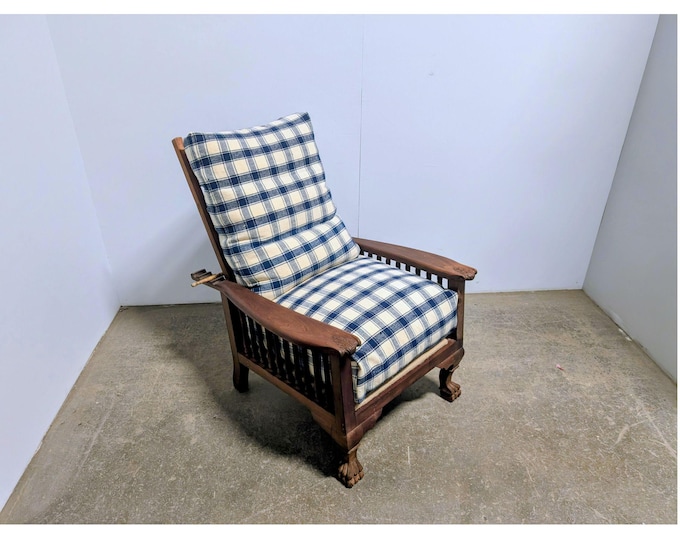 1890,S OAK MORRIS CHAIR # 200577 Shipping is not a 1.00 Shipping is not free please contact us before purchase Thanks