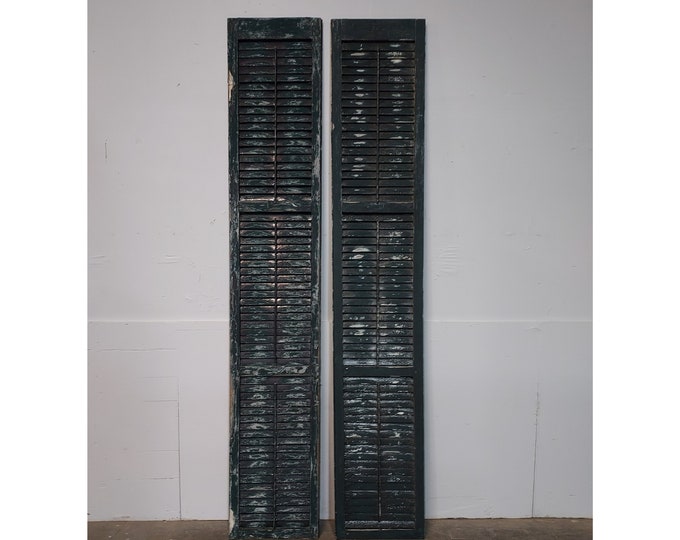 PAIR OF 1800'S SHUTTERS #187522 Shipping is not a 1.00 Shipping is not free please contact us before purchase Thanks