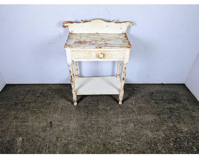 Late 1800,s One Drawer Washstand # 197712 Shipping is not a 1.00 Shipping is not free please contact us before purchase Thanks