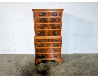 1920,s Burled Mahogany Chest On Chest # 197603 Shipping is not a 1.00 Shipping is not free please contact us before purchase Thanks