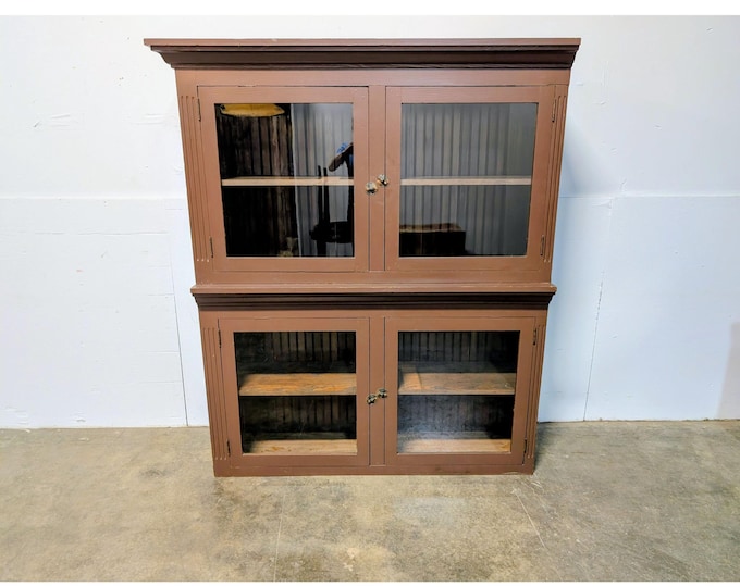 TWO PIECE CUPBOARD # 200517 Shipping is not a 1.00 Shipping is not free please contact us before purchase Thanks