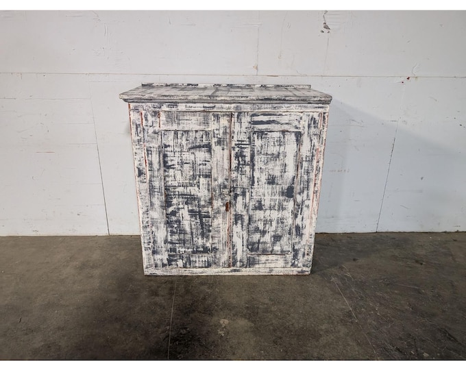 Unique Mid 1800,s Pained Cabinet # 196765 Shipping is not a 1.00 Shipping is not free please contact us before purchase Thanks