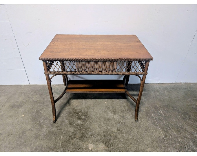 1890,S WICKER TABLE # 199826 Shipping is not a 1.00 Shipping is not free please contact us before purchase Thanks