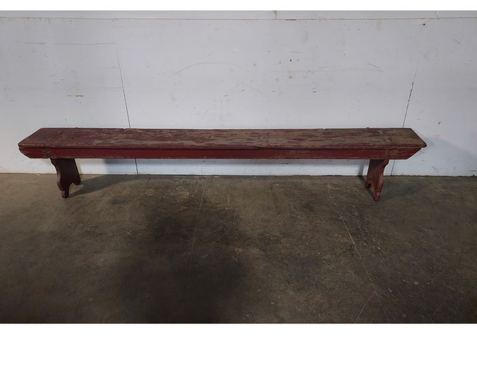 Unusual Mid 1800,s Primitive Bench # 194196 Shipping is not free please conatct us before purchase Thanks