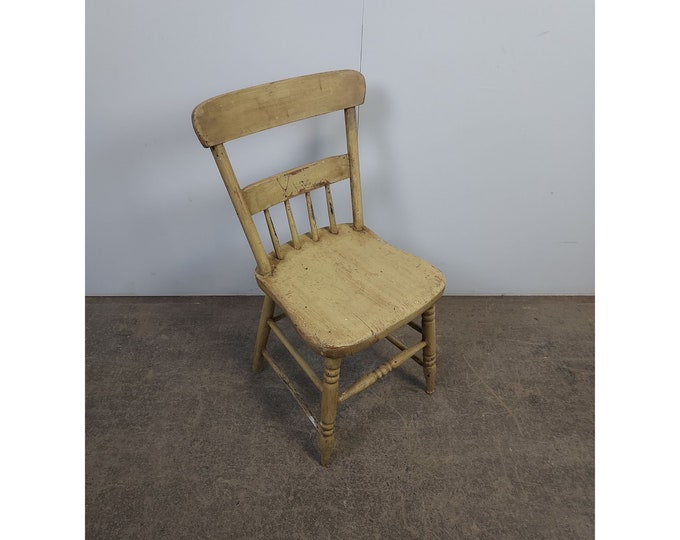 Mid 1800,s Plank Seat Chair # 191894 Shipping is not free please conatct us before purchase Thanks
