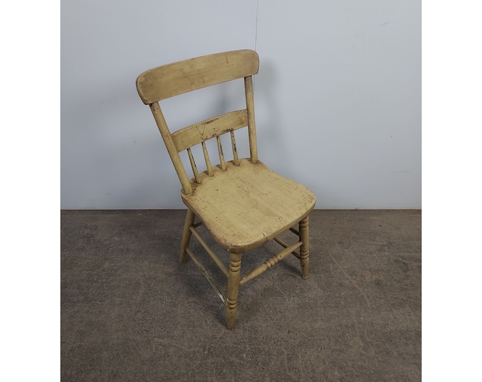 Mid 1800,s Plank Seat Chair # 191894 Shipping is not free please conatct us before purchase Thanks