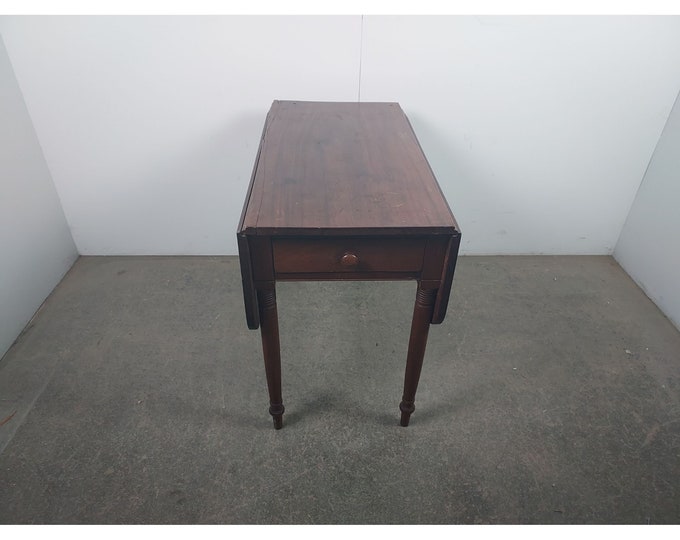 One Drawer Drop Leaf Table # 194350 Shipping is not free please conatct us before purchase Thanks