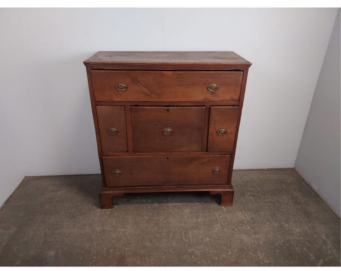 Early Unusual 1800,s Walnut Chest Of Drawers # 195619 Shipping is not a 1.00 Shipping is not free please contact us before purchase Thanks