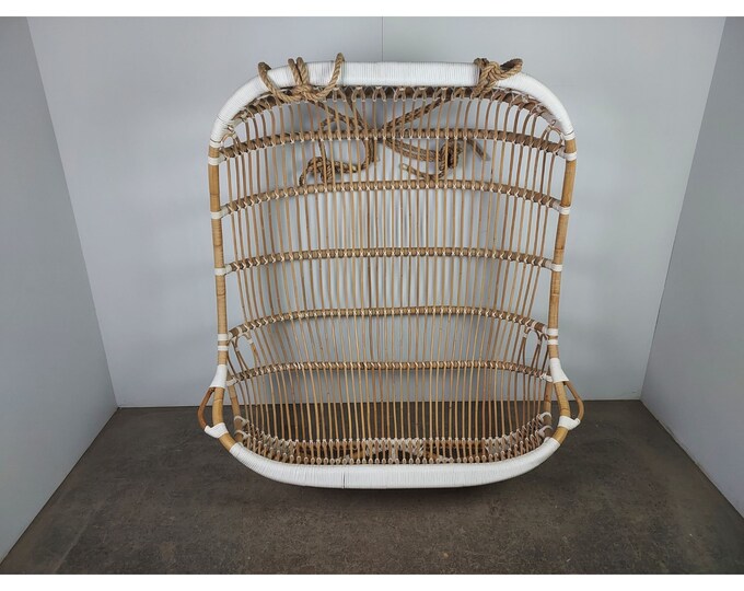 A Cool Rattan Swing Chair # 191030 Shipping is not free please conatct us before purchase Thanks