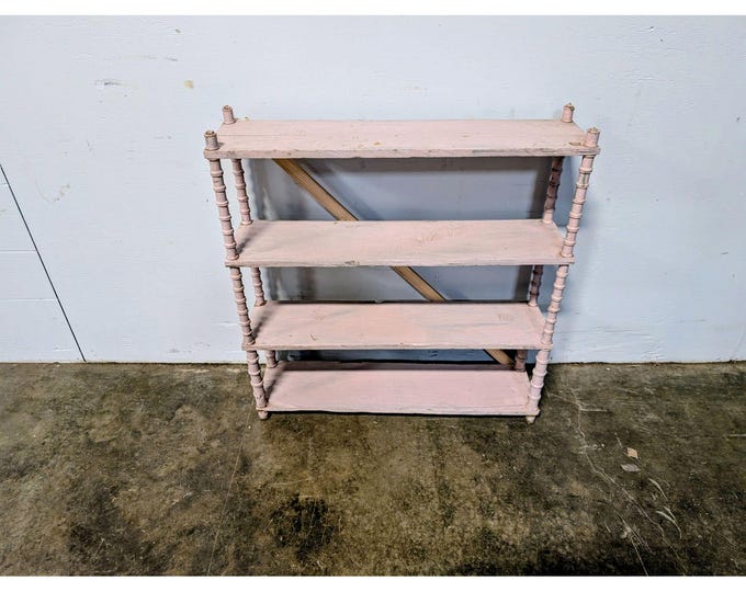 Mid 1800,s Four Tier Spool Shelf # 200911 Shipping is not a 1.00 Shipping is not free please contact us before purchase Thanks