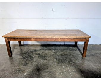 Late 1800,s Scrubbed Oak Kitchen Prep Table # 197612 Shipping is not a 1.00 Shipping is not free please contact us before purchase Thanks