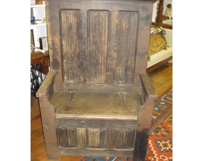 RARE 1500's ENGLISH BENCH # 182500 Shipping is not a 1.00 Shipping is not free please contact us before purchase Thanks