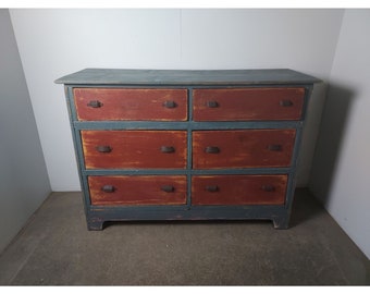 Mid 1800,s Six Drawer Sideboard # 193827  Shipping is not a 1.00 Shipping is not free please contact us before purchase Thanks